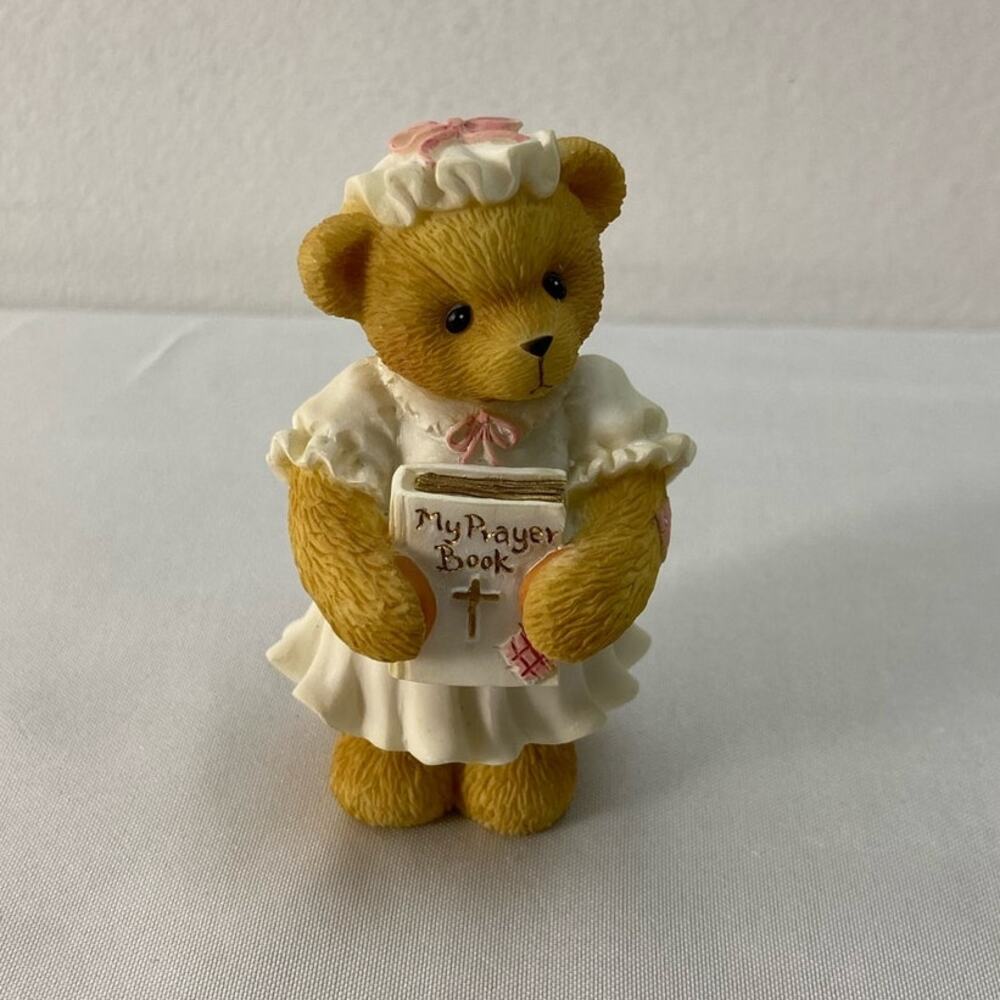 Avon Cherished Teddies Heaven Blessed Girl First Communion 476919 Enesco 1999